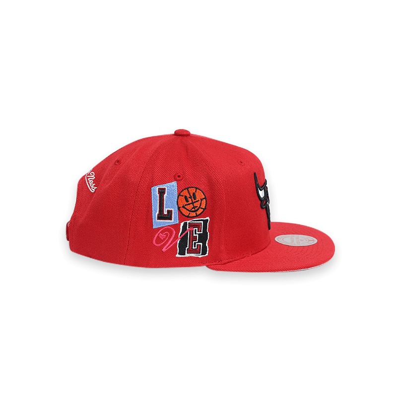 [6HSSSH21228-CBURED1] CHICAGO BULLS All Love Snapback