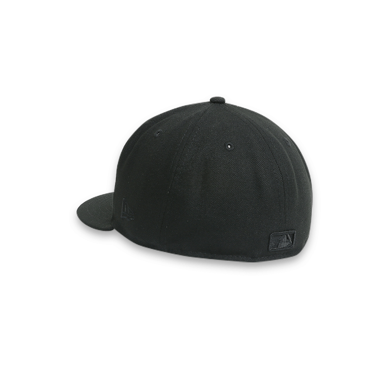 Los Angeles Dodgers Blackout Basic New Era 59FIFTY Fitted Hats