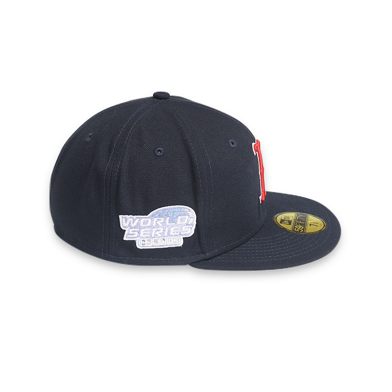 Boston Red Sox 04 World Series "POP SWEAT" Navy 59FIFTY Men's Fitted Hat