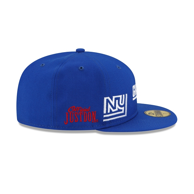 [60188517] New York Giants "Just Don" Blue NFL 59FIFTY Men's Fitted Hat