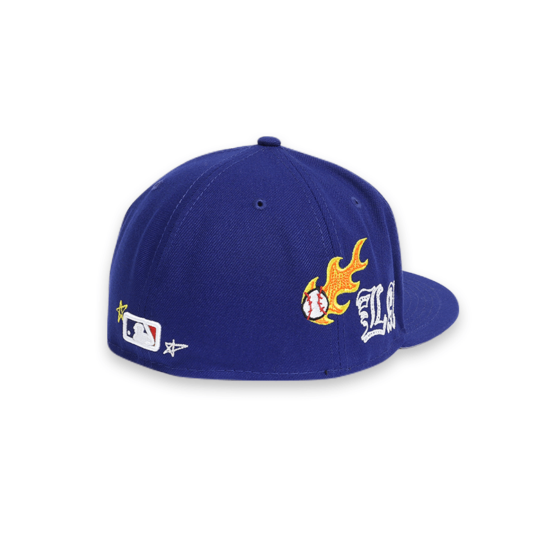 [60243713] Los Angeles Dodgers "Scribble" Blue 59FIFTY Men's Fitted Hat