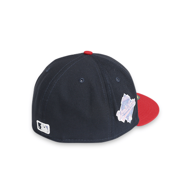 Atlanta Braves 98 World Series "POP SWEAT" Navy 59FIFTY Men's Fitted Hat