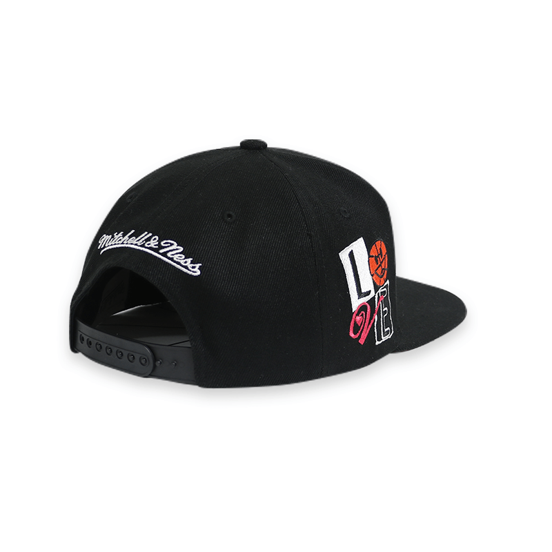 [6HSSSH21228-BNEBLCK] BROOKLYN NETS All Love Snapback
