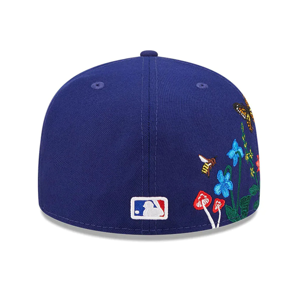 [60243444] Los Angeles Dodgers "Blooming" Blue 59FIFTY Men's Fitted Hat