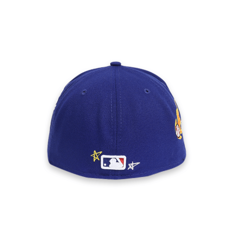 [60243713] Los Angeles Dodgers "Scribble" Blue 59FIFTY Men's Fitted Hat