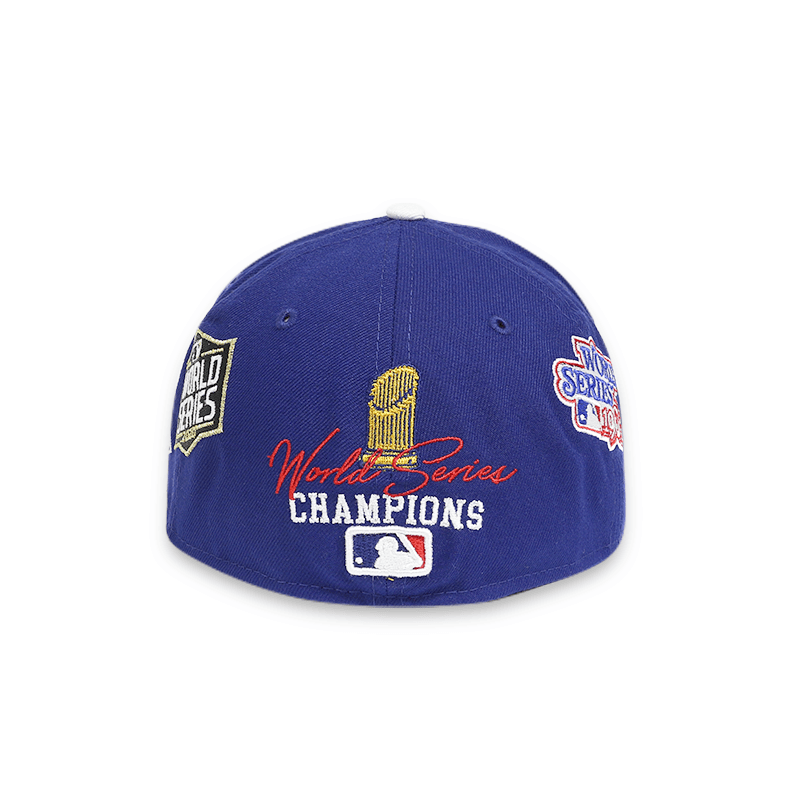 [60224545] Los Angeles Dodgers Count The Rings Blue MBL 59FIFTY Men's Fitted Hat