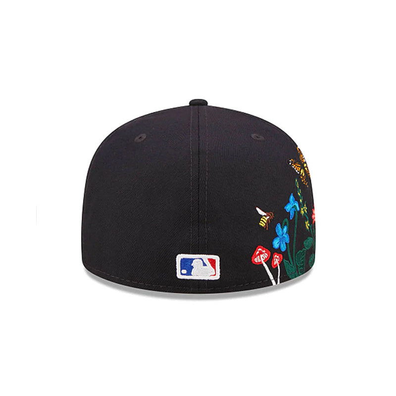 [60243454] New York Yankees "Blooming" Navy 59FIFTY Men's Fitted Hat